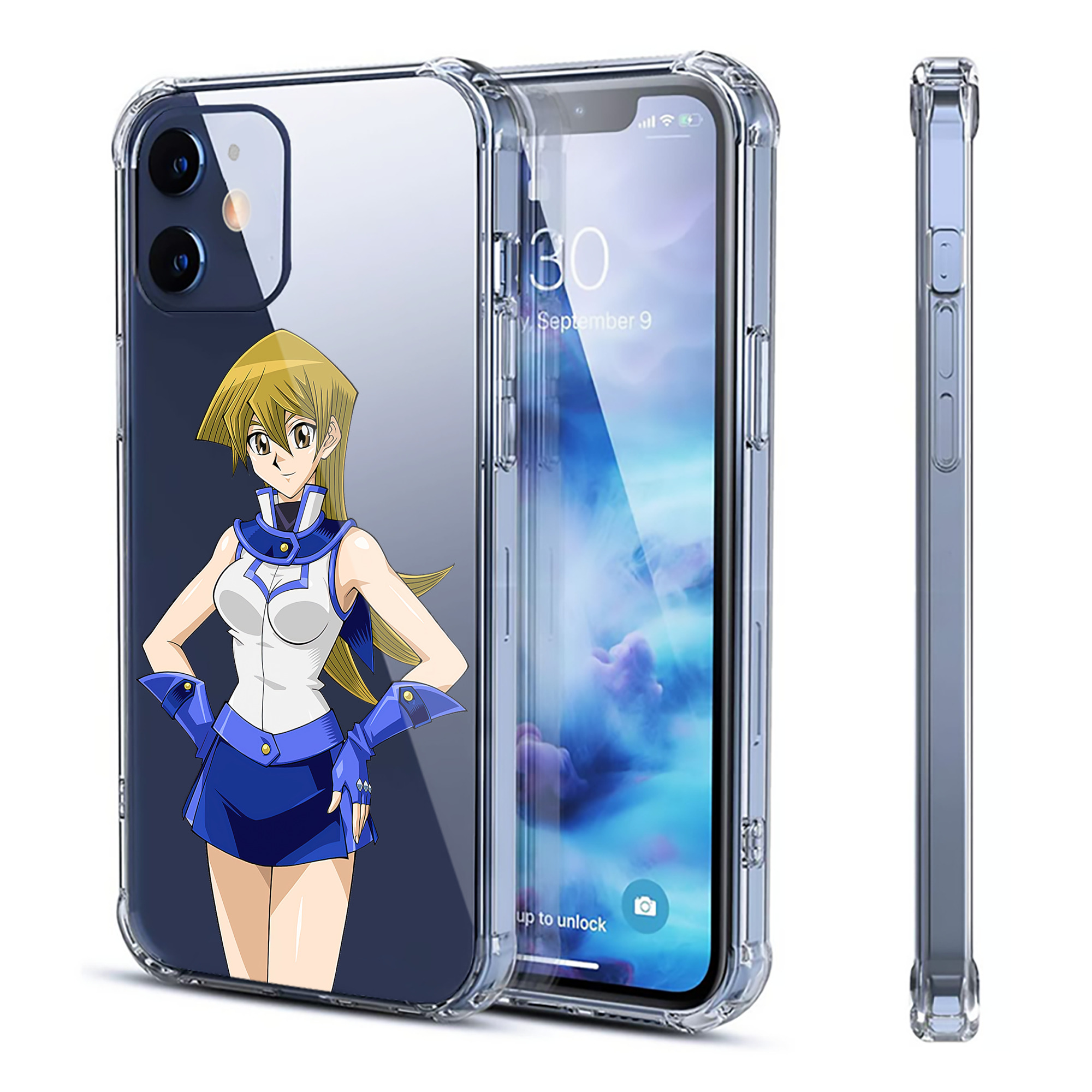 （画像用） 遊☆戯☆王 Yu-Gi-Oh! 【iPhone 12シリーズ対応】透明スマホケース（クリアソフトケース）